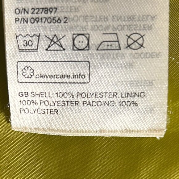 H&M  SZ XS Kangol Olive Short Puffer Jacket Street Rain Ski Snow Hooded - Picture 13 of 14